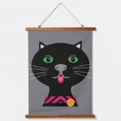 Twee katten poster paar hangend wandkleed (Voorkant)