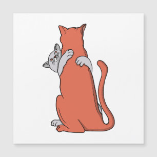 Twee katten sluiten vriendschap