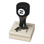 Twee katten spelen schaakbord Bordspellen Rubberstempel (Stempel)