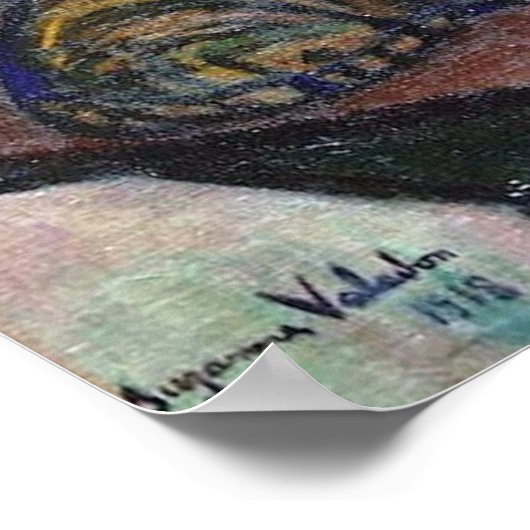 Twee katten, Suzanne Valadon Poster (Hoek)