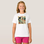 Twee katten t-shirt (Voorkant volledig)