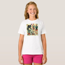 Twee katten t-shirt