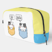 twee katten toilettasje (Rechterhoek)