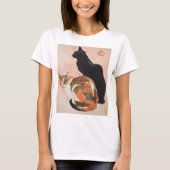 Twee katten van Theophile Alexandre Steinlen T-shirt (Voorkant)