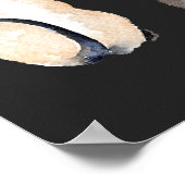 Twee katten verliefd poster (Hoek)