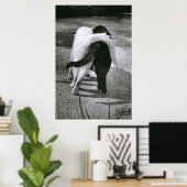 TWEE KATTEN - VRIENDEN - BESTE POSTER- EN CANVAS-D POSTER (Thuiskantoor)