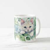 Twee kattenkoffie-Mok Koffiemok (Voorkant rechts)