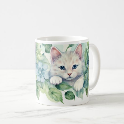 Twee kattenkoffie-Mok Koffiemok (Voorkant rechts)