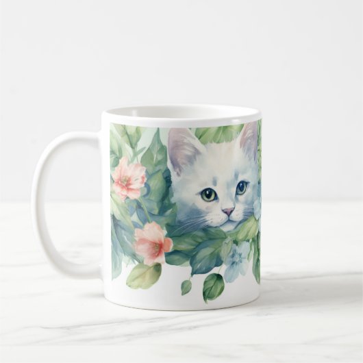 Twee kattenkoffie-Mok Koffiemok (Links)