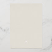 Twee keer de Folie van de Moon Space Party uitnodi Uitnodiging (Achterkant)