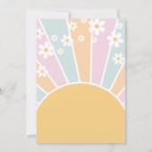 Twee keer de Fun op de Sun boho pastel verjaardag Kaart (Achterkant)