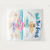 Twee keer de Kinder tweede verjaardag van het stra Wandkleed (Voorkant (horizontaal))