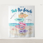 Twee keer de Kinder tweede verjaardag van het stra Wandkleed (Voorkant)