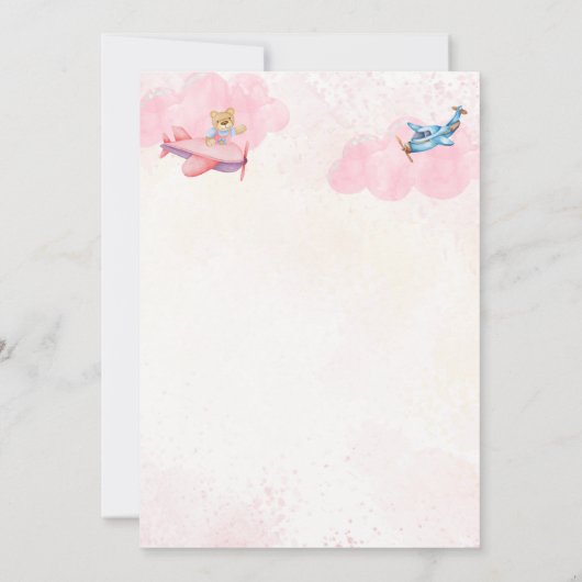 Twee keer de leuke uitnodiging voor een dubbel ver (Achterkant)