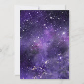 Twee keer de Paarse Moon Pink Girl 2e verjaardag Kaart (Achterkant)