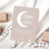 Twee keer de uitnodiging van de Maan Blush Birthda