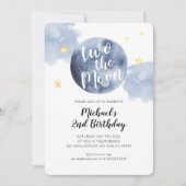 Twee keer de uitnodiging voor de tweede Baby van d (Voorkant)