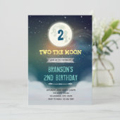 Twee keer de uitnodiging voor het verjaardagsfeest (Staand voorkant)