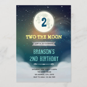 Twee keer de uitnodiging voor het verjaardagsfeest