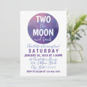 Twee keer de verjaardag van de maan kaart (Staand voorkant)