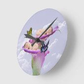 Twee keer de vreugde met een baby tweeling-doucheu ronde klok (Hoek)