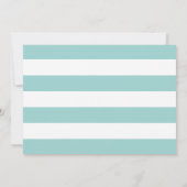 Twee keer de Zee Starfish Turquoise 2e verjaardag  Kaart (Achterkant)