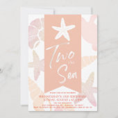 Twee keer de Zee Startkoraalroze 2e verjaardag uit Kaart (Voorkant)