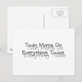 Twee keer doen twee mannen alles briefkaart (Voorkant / Achterkant)