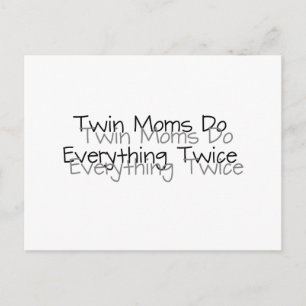 Twee keer doen twee mannen alles briefkaart