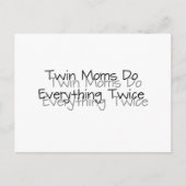 Twee keer doen twee mannen alles briefkaart (Voorkant)