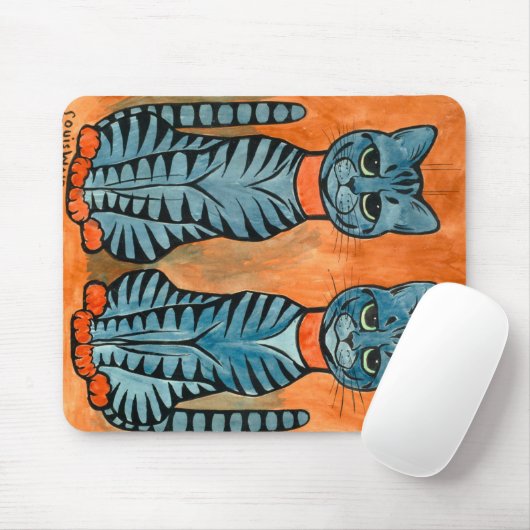 Twee keer door Louis Wain Muismat (Met muis)