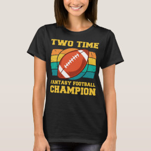 Twee keer Fantasy Football Champion T-shirt