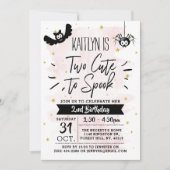 Twee keer gejuich voor Spook Girls Halloween 2e ve Kaart (Voorkant)