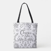 Twee keer gekloond op een Canvas tas van de Tijd (Achterkant)