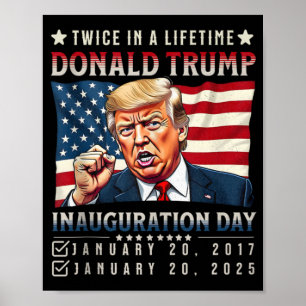 Twee keer in een leven President Trump Inauguratie Poster