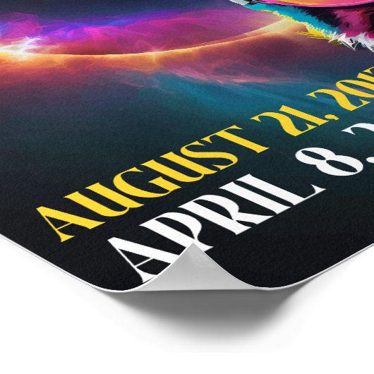 Twee keer in een leven totale zonsverduistering 20 poster (Hoek)