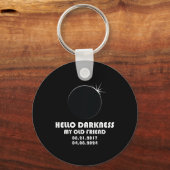 Twee keer in een leven totale zonsverduistering 20 sleutelhanger (Voorkant)