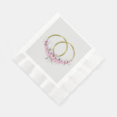 Twee keer per rondetafelpapier servet (Hoek)