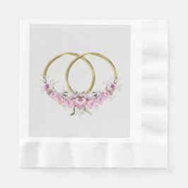 Twee keer per rondetafelpapier servet