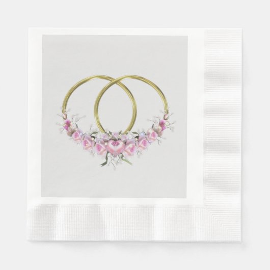 Twee keer per rondetafelpapier servet (Voorkant)