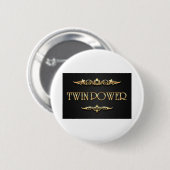 Twee keer! ronde button 5,7 cm (Voorkant /achterkant)