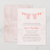 Twee keer zo mooi als mooie baby-meisjes die hun u kaart (Voorkant / Achterkant)