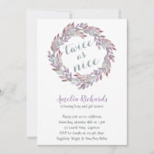 Twee keer zo mooi | Twins Boho Wreath Baby shower Kaart (Voorkant)