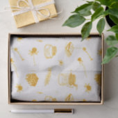 Twee keer zo zoete honing tweeling cadeau tissuepapier (Geschenk)