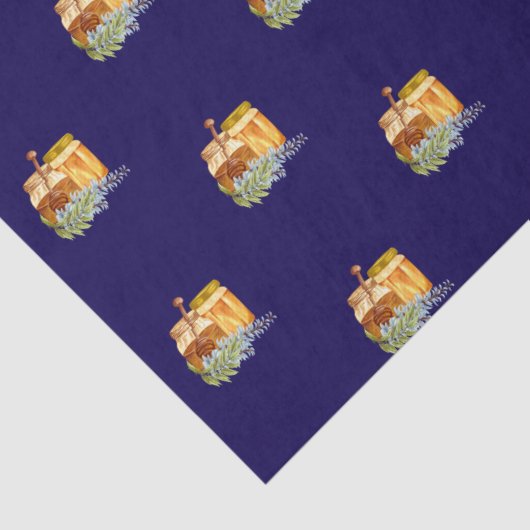 Twee keer zo zoete tweeling honingpotten tissuepapier (Detail)