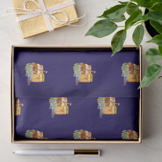 Twee keer zo zoete tweeling honingpotten tissuepapier (Geschenk)