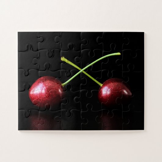 Twee kersen 11x14 30pc jpcnm legpuzzel (Horizontaal)