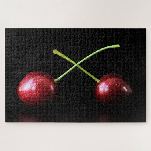 Twee kersen 20x30 1014pc jpcna legpuzzel (Horizontaal)