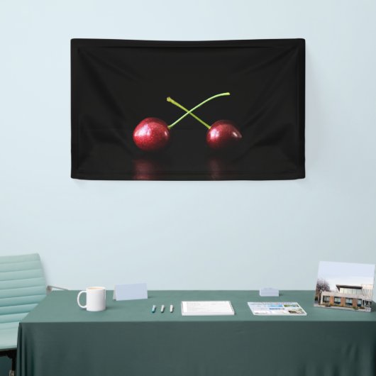 Twee kersen bonrcnm spandoek (Beurs)