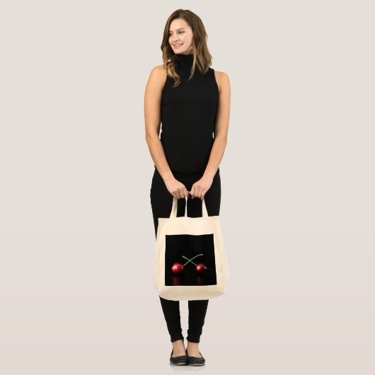 Twee kersen gtcna tote bag (Voorkant (model))